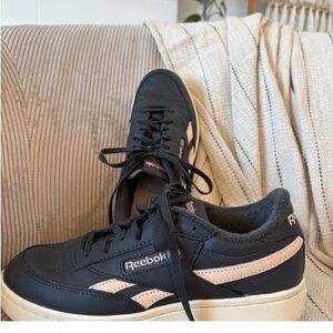 Reebok Black and Yellow Low-Top Sneaker